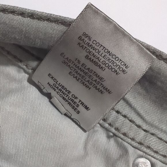 Silver Jeans Mens Jeans 38 Gray Eddie Straight Leg Jeans 34" Inseam - Picture 9 of 12